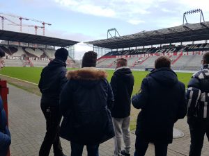 Starts im Stadion